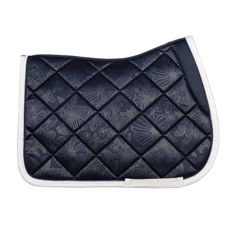 PS Of Sweden Floret Jump Saddlepad - Navy-1